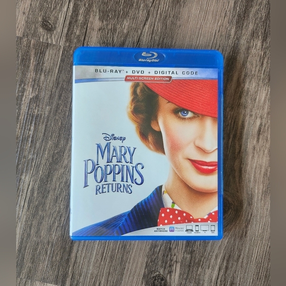 Disney Mary Poppins Returns Blu-ray DVD Movie - Picture 1 of 3